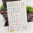 3D наклейки для ногтей s Лента полосатая линия стикер s для ногтей самоклеящиеся дизайнерские Стикеры для маникюра Переводные картинки для дизайна ногтей украшение