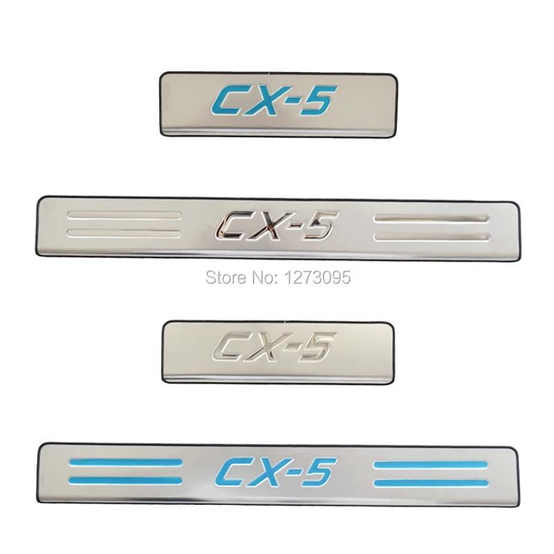 

For Mazda CX-5 CX5 KE 2011-2015 2016 Accessory Stainless Door Sill Kick Scuff Plate Protector Trim Guard Cover Pedal Car Styling