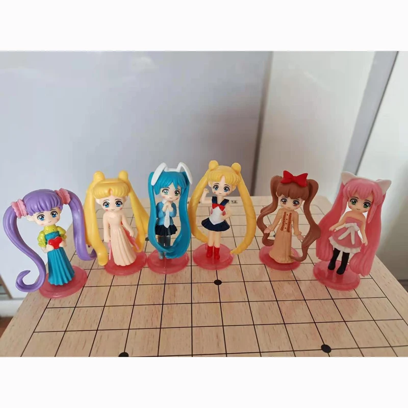 

Anime Figure Gifts Action One Piece Anime Japan Kids Toys Boys Long Hair Pretty DIY Cartoon Creative Ornaments Toys for Girls