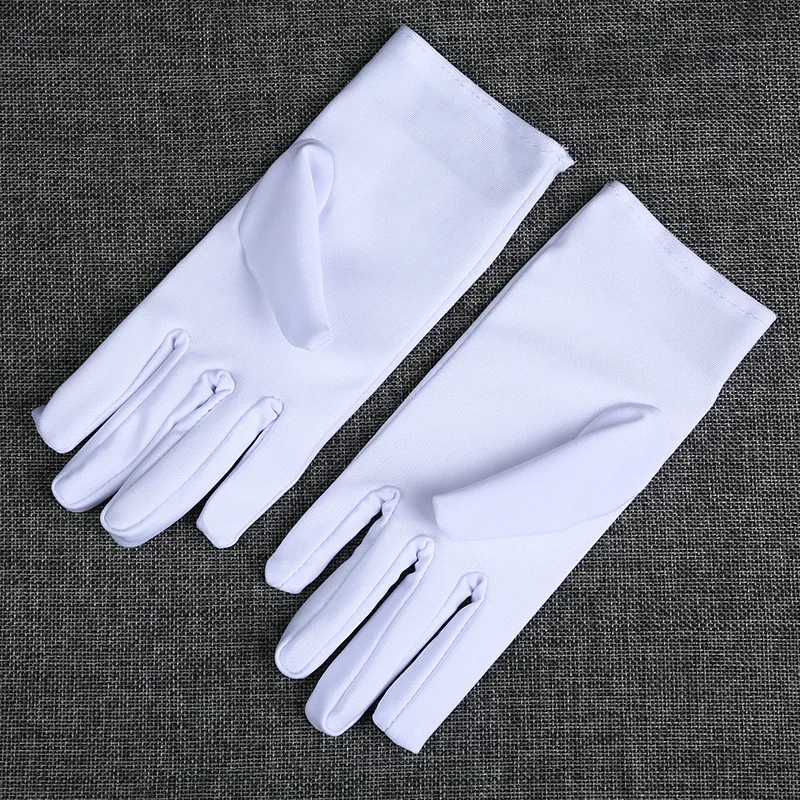 

1 Pair Sun Protection Gloves Spring Summer Women Black White Etiquette Stretch Thin Glove Tight Driving Gloves Jewelry Glove