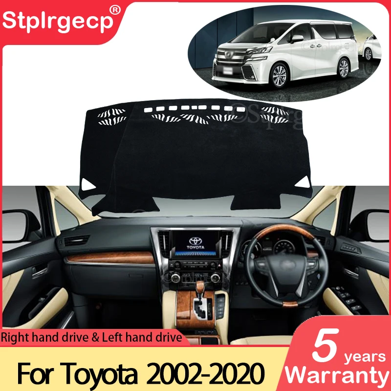 

for Toyota Alphard Vellfire 30 AH30 2015~2020 Anti-Slip Mat Dashboard Dash Cover Pad Sunshade Dashmat Accessories 2017 2018 2019