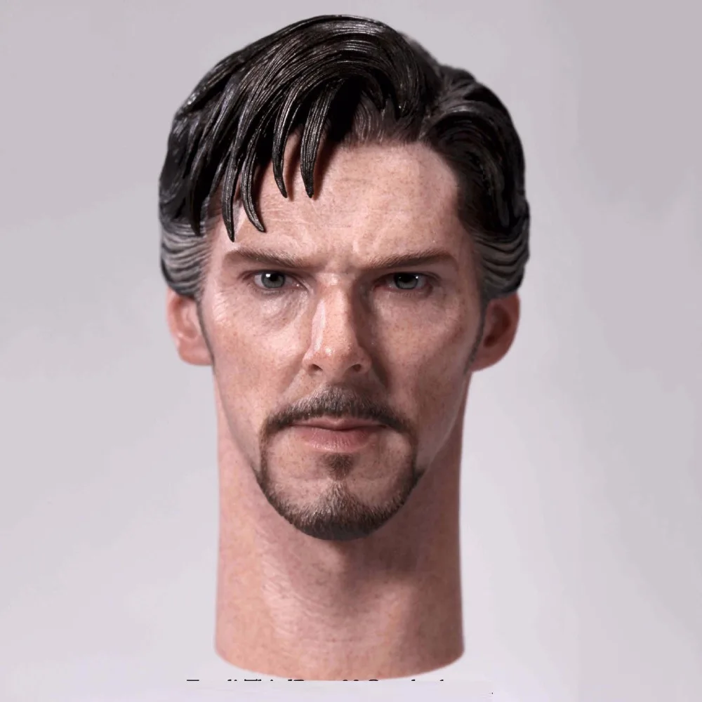 

1:6 Scale Doctor Strange Benedict Cumberbatch Male Head Carving Sculpt Model for 12" Action Figure Solider Body Doll Toys