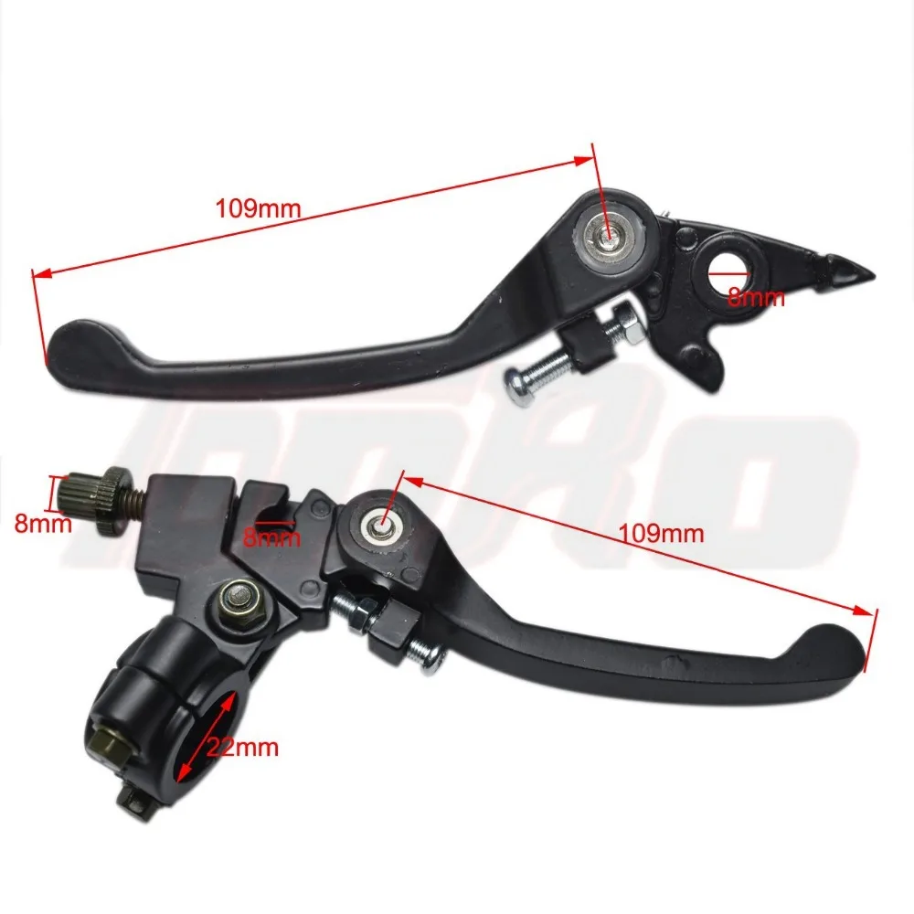 Складные сцепные рычаги для XR50 CRF50 KLX110 TTR SSR китайский велосипед грязи