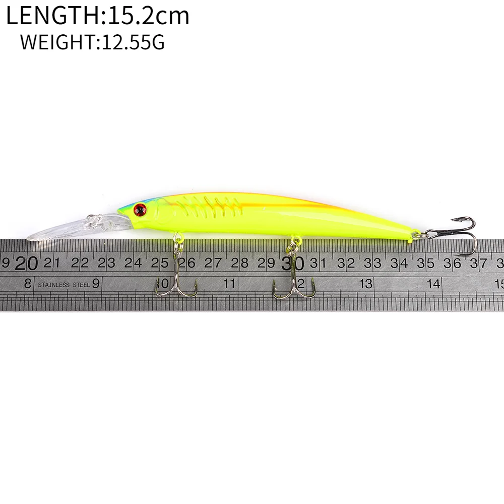 

Minnow sea fishing lure bait plastic bionic lure lure minnow lure 15.2cm 12.55g