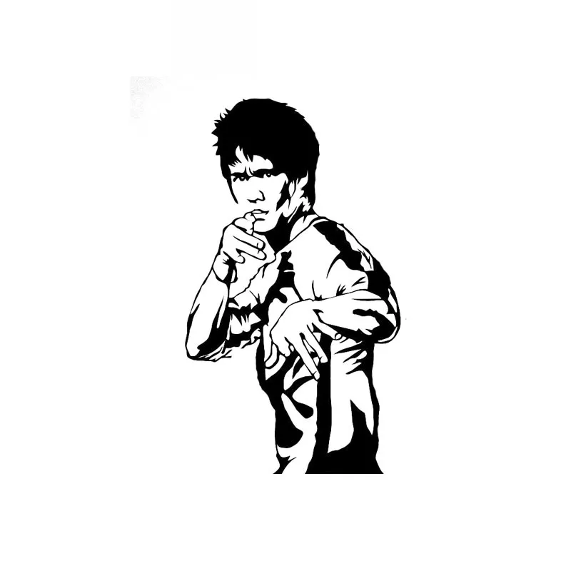 

Waterproof and Sunscreen PVC Bruce Lee Movie Actor Decal Car Sticker Motorcycle Decal Sticker Motorcycle Car Sticker, 18cm*10cm