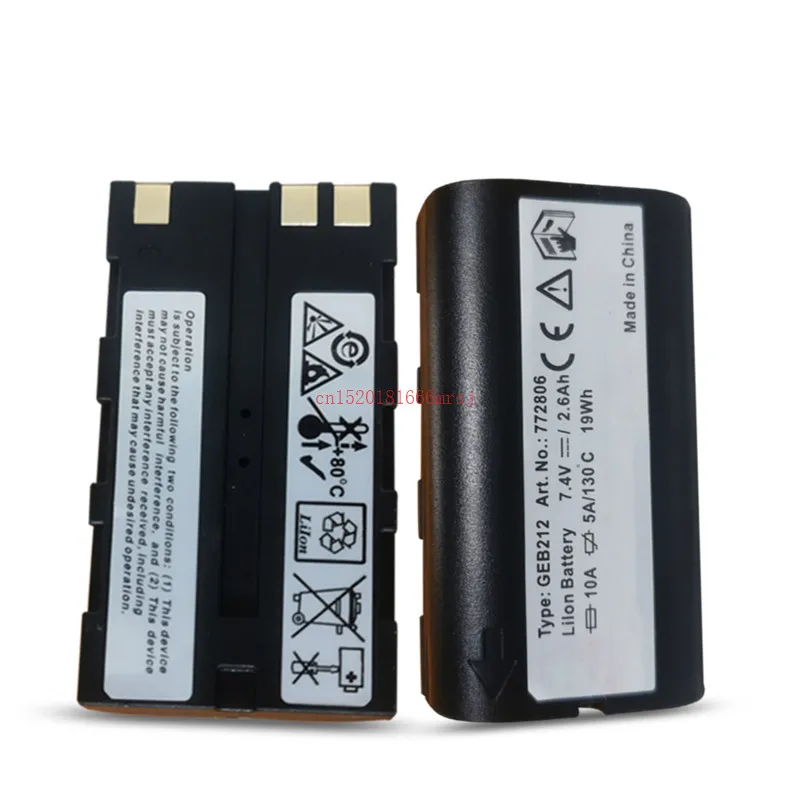 1 шт. 7 4 В 2600 мАч GEB212 литий ионная сменная батарея для ATX1200 RX1200 GPS1200 GRX1200 GS15 GS10 GPS TS02 TS06