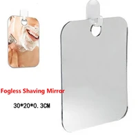 acrylic anti fog shower mirror bathroom fogless fog free washroom travel for man shaving mirror decorative wall 30 20cm