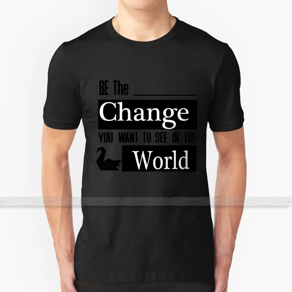 Be The Change которую вы хотите увидеть в мире-Prison Break футболка из хлопка с