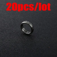 20 pcslot new game uncharted 4a thiefs end drake alloy ring cosplay accessories metal pendant fashion mans jewelry 6k28