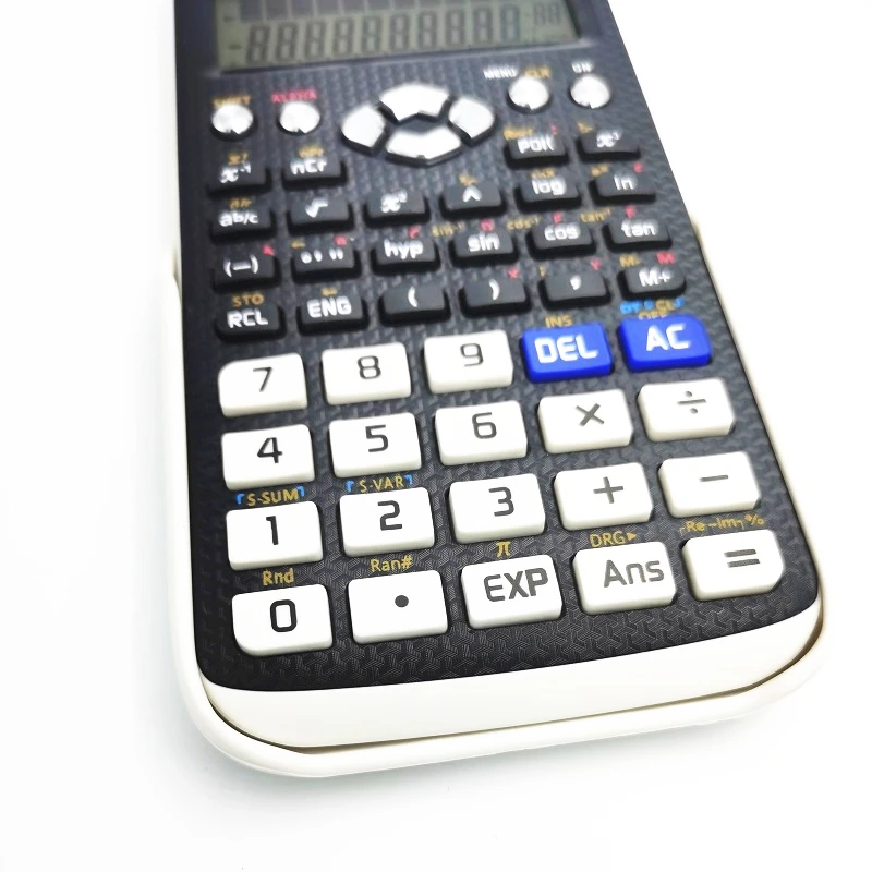 10 Цифровой научный калькулятор 240 функции статистики математика 2 линии Дисплей