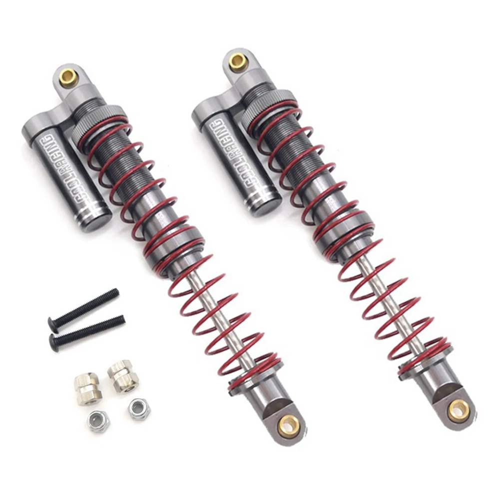 

RCTOYFUN 2/4pcs 115mm Double Section Soft Hard Adjustable Metal Shocks Absorber For 1:10 RC Cralwer AXIAL SCX10 JEEP Wrangler