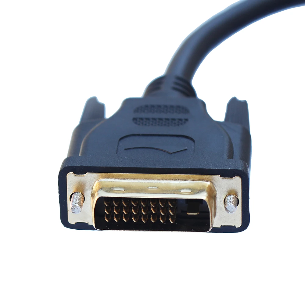 25 см Поддержка 1080P совместимому с HDMI (мама) DVI D 24 + 1 Мужской Кабель адаптер для ЖК