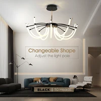 World premiere Led Chandelier lighting Soft silicone 2000lumen Energy saving modern Chandelier lights for living room decoration
