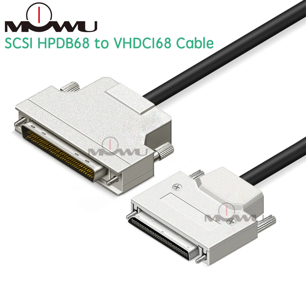 MOWU высококачественный кабель VHDCI68 Male To SCSI HPDB68 Female VHDCI 68 HPDB V.68 M/F M/M|Кабели передачи