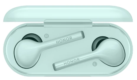FlyPods lite blue HUAWEI honor FlyPods lite Bluetooth 5,0 Беспроводные наушники с микрофоном Музыка сенсорный водонепроницаемый гарнитура Handfree динамический - Цвет: FlyPods lite blue