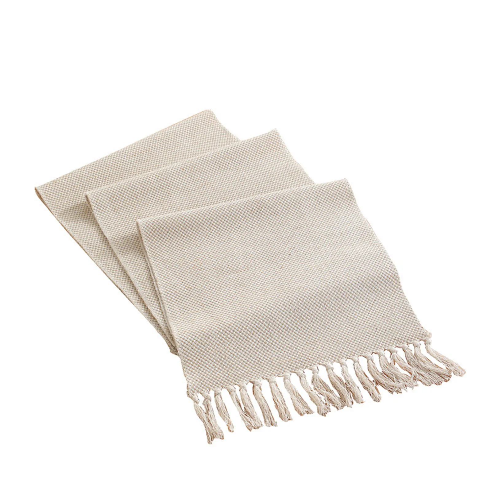 

Europe Style Woven Table Cloth Walf Checks/Wave Decorative Table Flag Covers for Dining Room Restaurant Table Runner Home Decor