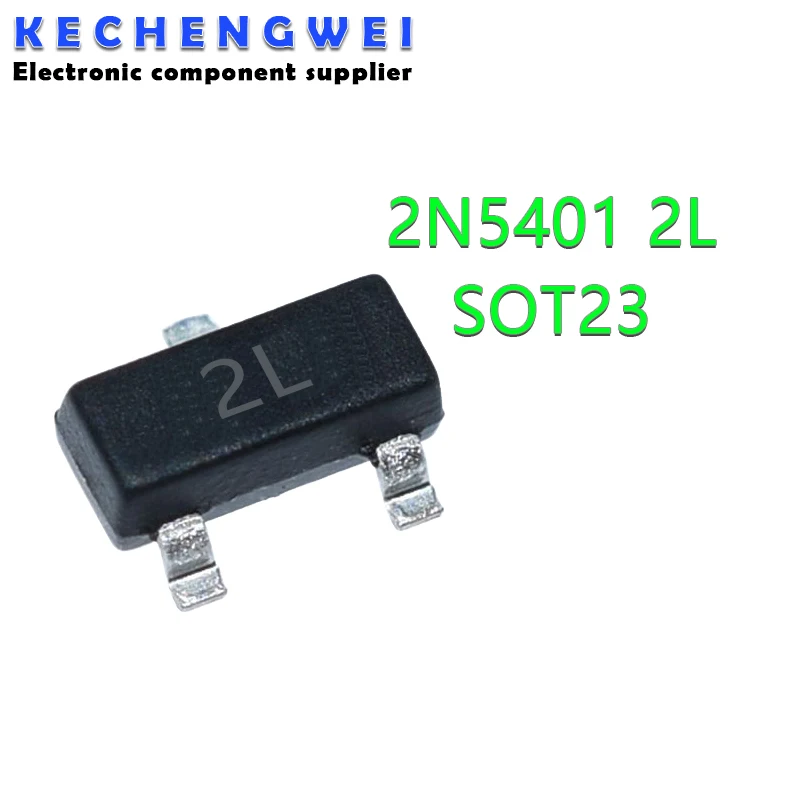 

100PCS 2N5401 2L MMBT5401 2L SOT23-3 SOT23 SMD transistor New original