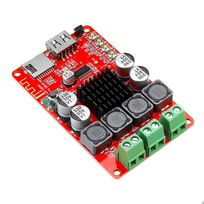 HF183 TPA3116 2X50W цифровой Bluetooth приемник модуль усилитель плата с пультом