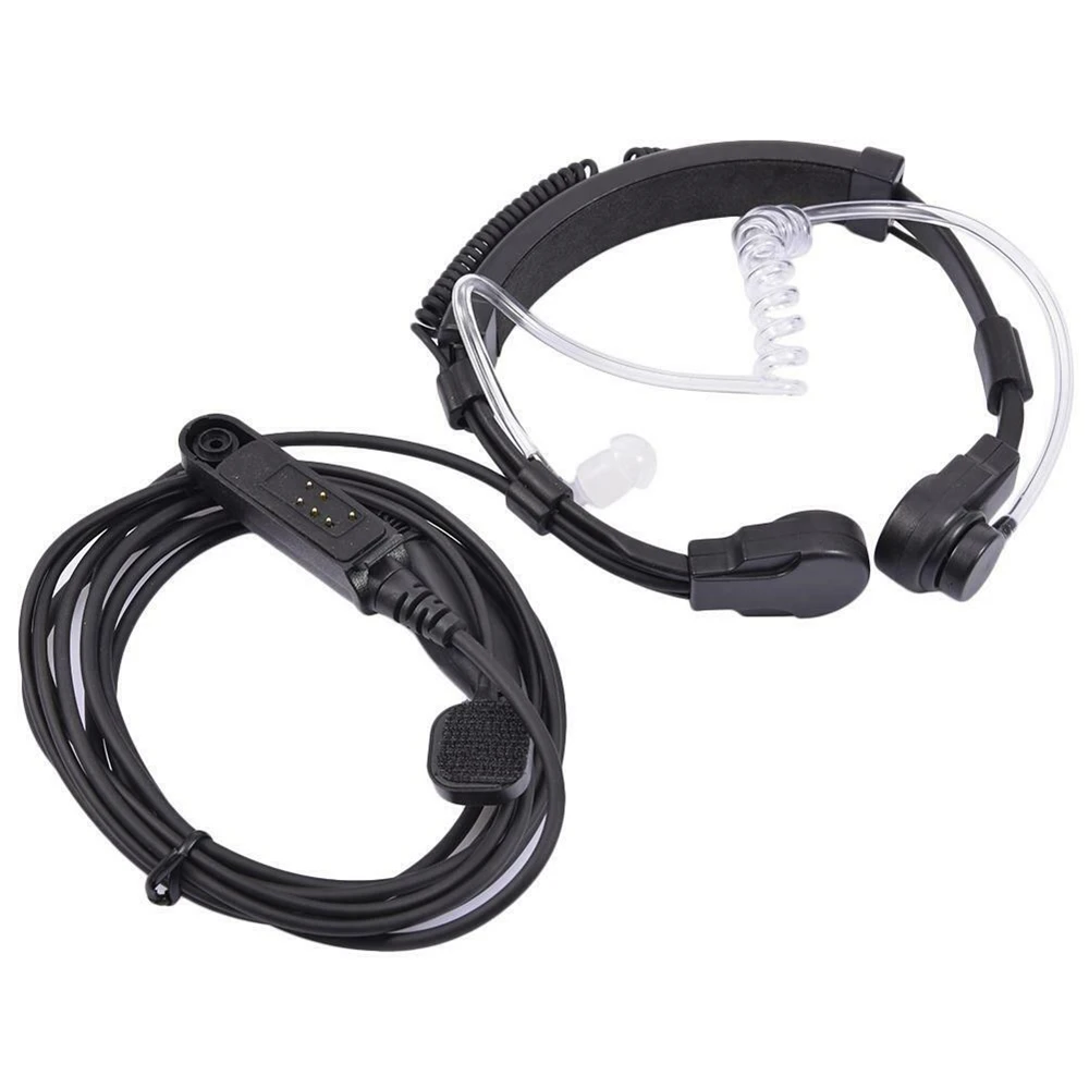 Radio Baofeng UV-9R Plus BF-9700 BF-A58 Telescopic Throat Vibration Mic Earpiece Headset for GT-3WP Walkie Talkie1