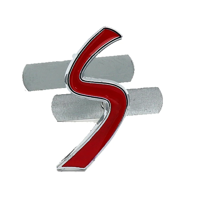Металлическая S-наклейка на переднюю решетку автомобиля наклейка головку для Mini