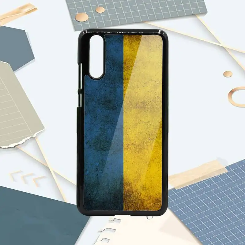 

Ukraine Flag Symbol Phone Case PC For Samsung galaxy S note 8 9 20 10 e lite2019 plus pro ultra