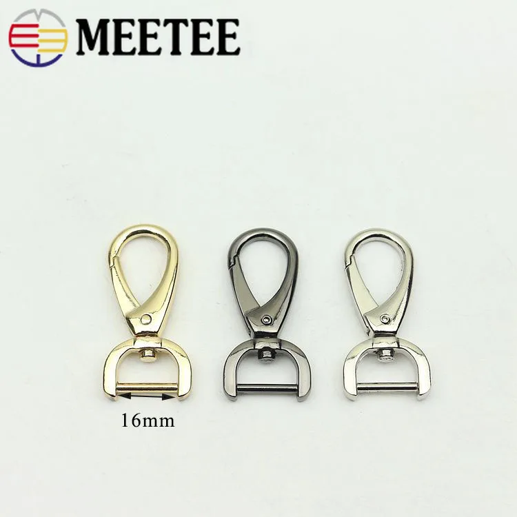 10/30pcs16/20/25/32 мм металлический LuggageSwivel триггер Зажимы Пряжка оснастка застежками