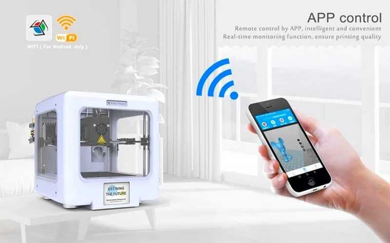 Супер Мини 3D DIY принтер для детей wifi 3D Drucker с экраном DIY Набор принтер один ключ печатная машина для детского подарка