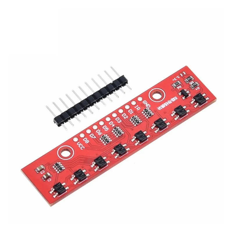 

8 Channel IR Tracking Sensor Module 8 CH Infrared Line Track Trace Detect Detection Board DIY Detector for Arduino Smart Car
