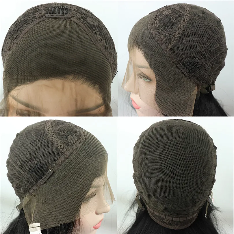 Кружевные передние волосы Омбре t4/27 предварительно выщипанные прямые 13*4