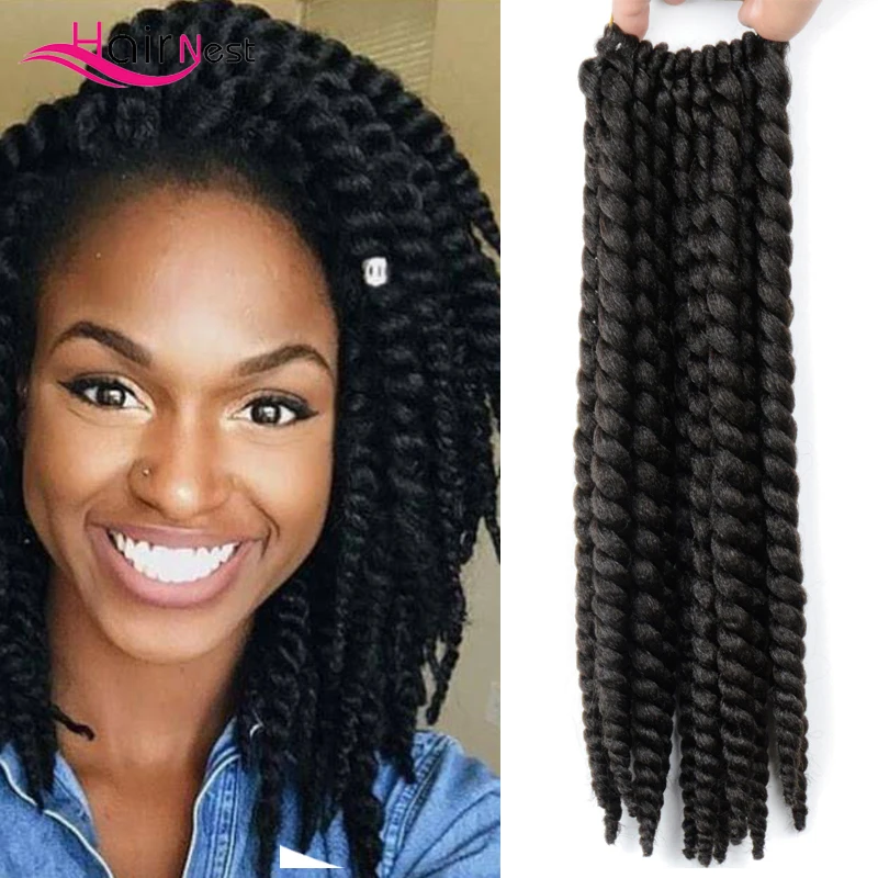 

Hair Nest Twist Hair 14 Inch Crochet Hair Blonde Purple Ombre Braiding Hair Extensions Synthetic Hair For Women