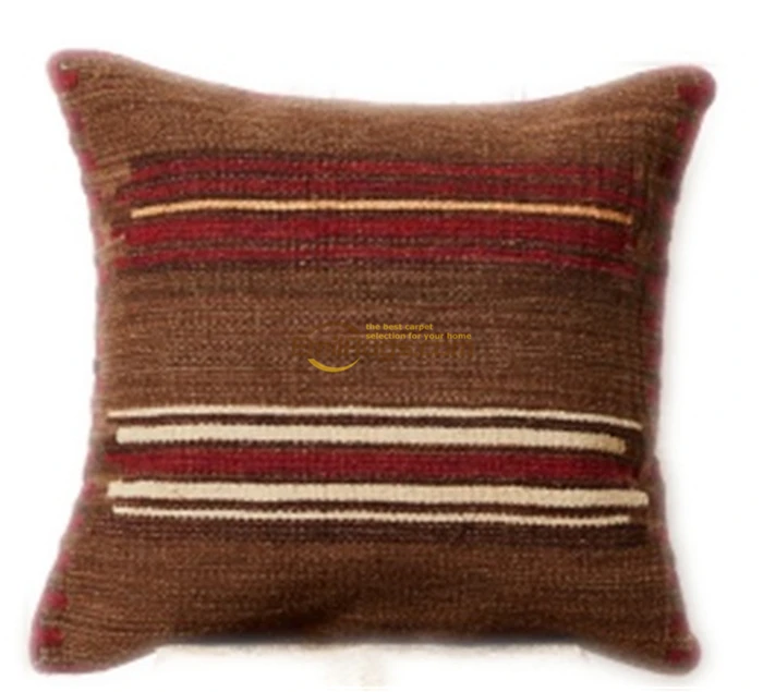 Подушка офисная вышивка прикроватная короткая плюшевая подушка для спинки