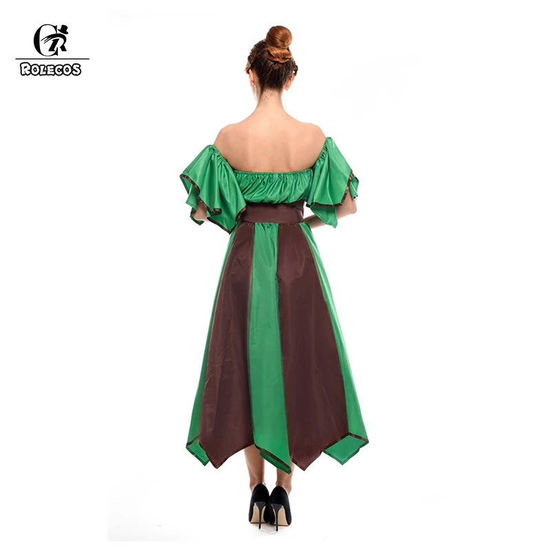 Платье ROLECOS женское средневековое длинное в стиле ретро пикантный топ-труба для