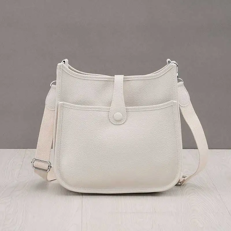 28cm Beige LOYOMA, натуральная кожа, женская сумка-мешок, корова, настоящая кожа, сумки на плечо, Дамская ручная сумка, маленький кошелек с шарфом - Цвет: 28cm Beige