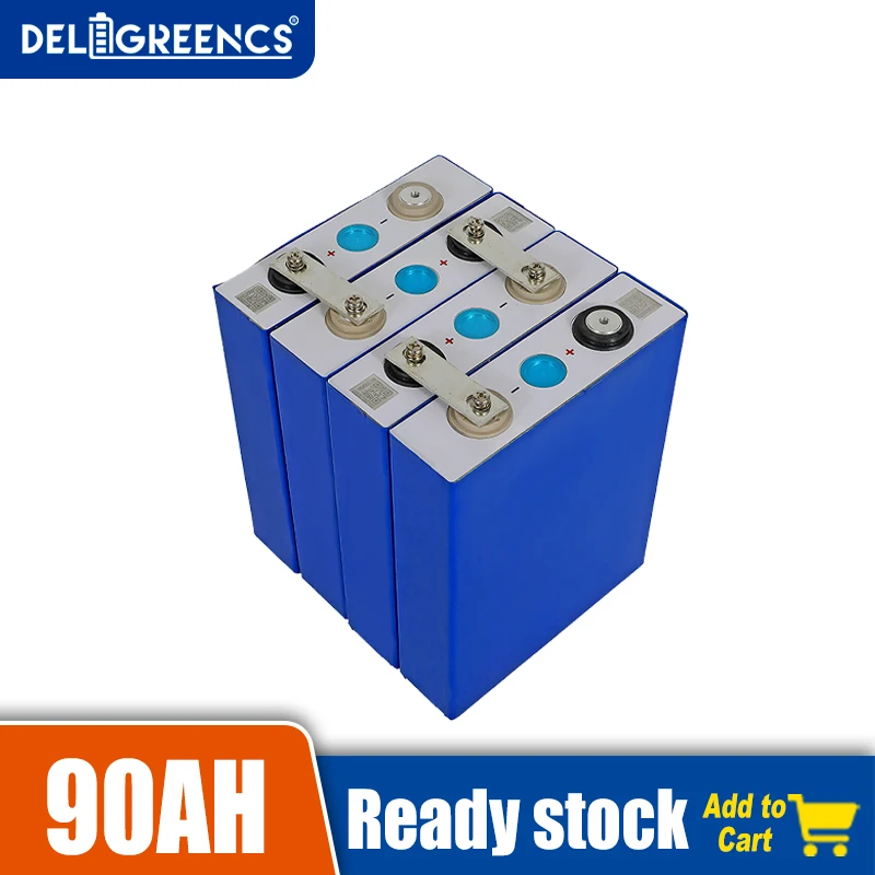 

Aaa Battery3.2V Rechargeable Battery 90Ah Lifepo4 Lithium Battery for Scooter Electric Boat Forklift RV Solar Energy Storage
