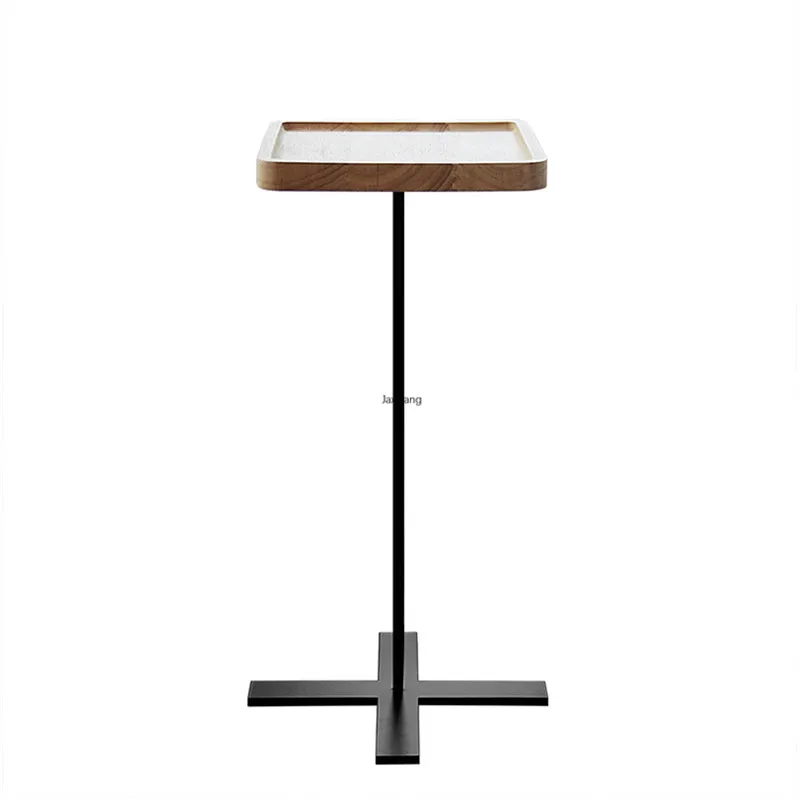 Nordic Coffee Tables Minimalist Side Solid Wood Mobile Balcony Small Table Bedside Nightstand Sofa Rectangle Cross jl | Мебель