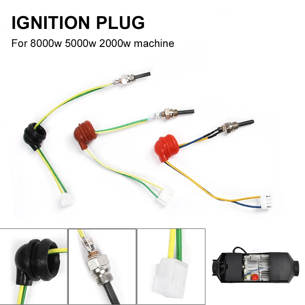 

12V 24V 88W-98W Car Parking Heater Glow Plug Ceramic Pin Diesel Parking Heater Parts For Car Truck Boat Auto Replacement Parts