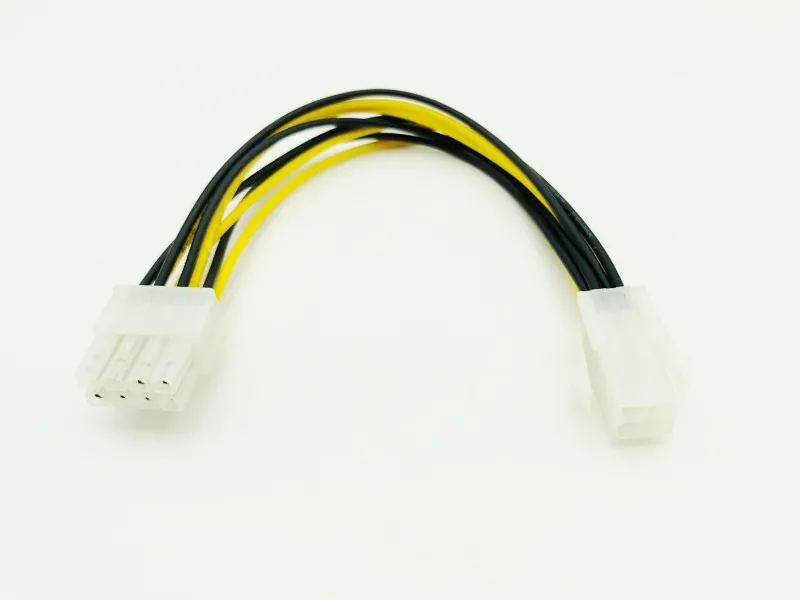 20 см ATX 4 Pin pin до 8Pin 8 EPS 12V материнская плата блок питания адаптер конвертер кабель