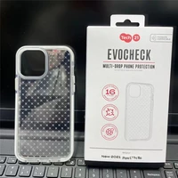 luxury brand tech evochech multi drop phone protection case 21 cover for iphone 13 13pro max lattice case with retail packaging