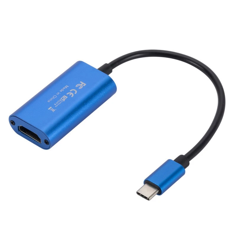 Карта видеозахвата Type-C HDMI-совместима с игрой Запись видео в реальном времени
