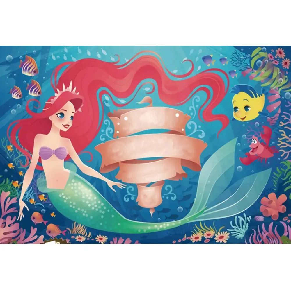 

Yeele Cartoon Birthday Seabed Mermaid Baby Shower Photography Backdrop Photographic Decoration Backgrounds For Photo Studio