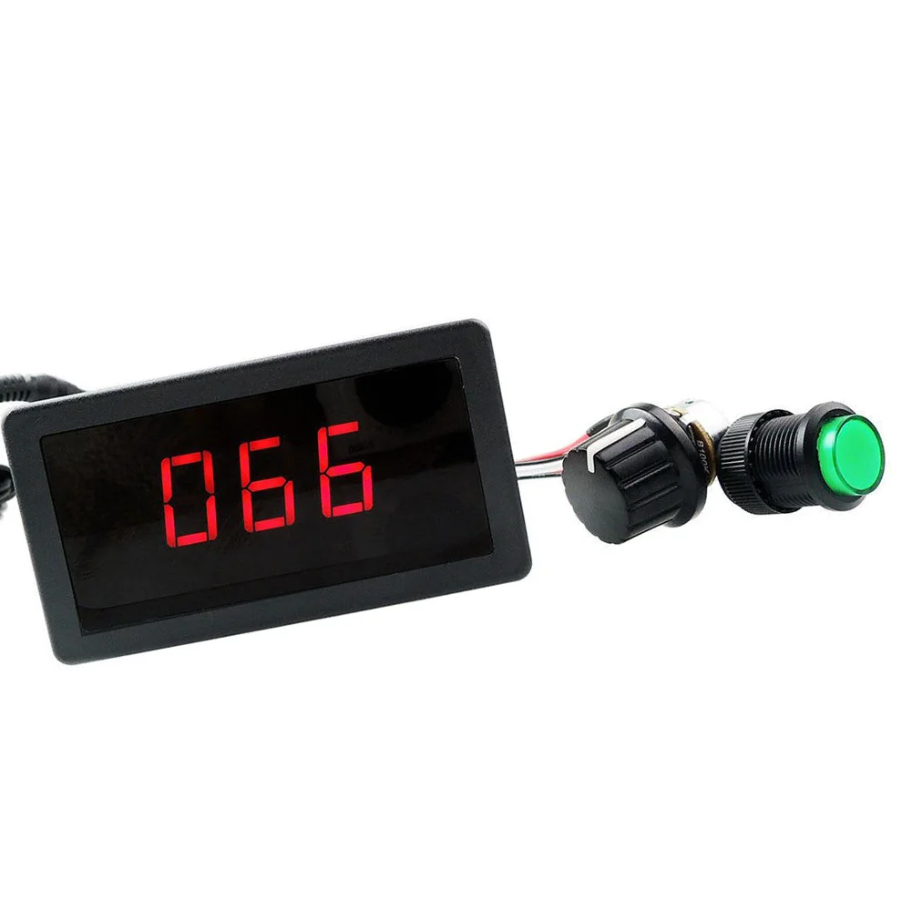 

Motor Speed Controller DC CCM5D Digital Display LED PWM Stepless Adjustable Control Switch Motor Controller Speed Regulator