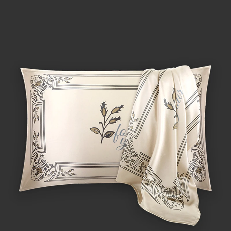 High Quality European Style Travel 100 Custom Luxury Pure Mulberry 100% 22mm Silk Pillowcase