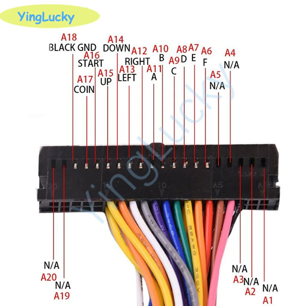 Yinglucky аркадный интерфейс кабинет проводов Жгут PCB кабель для аркадных игровых