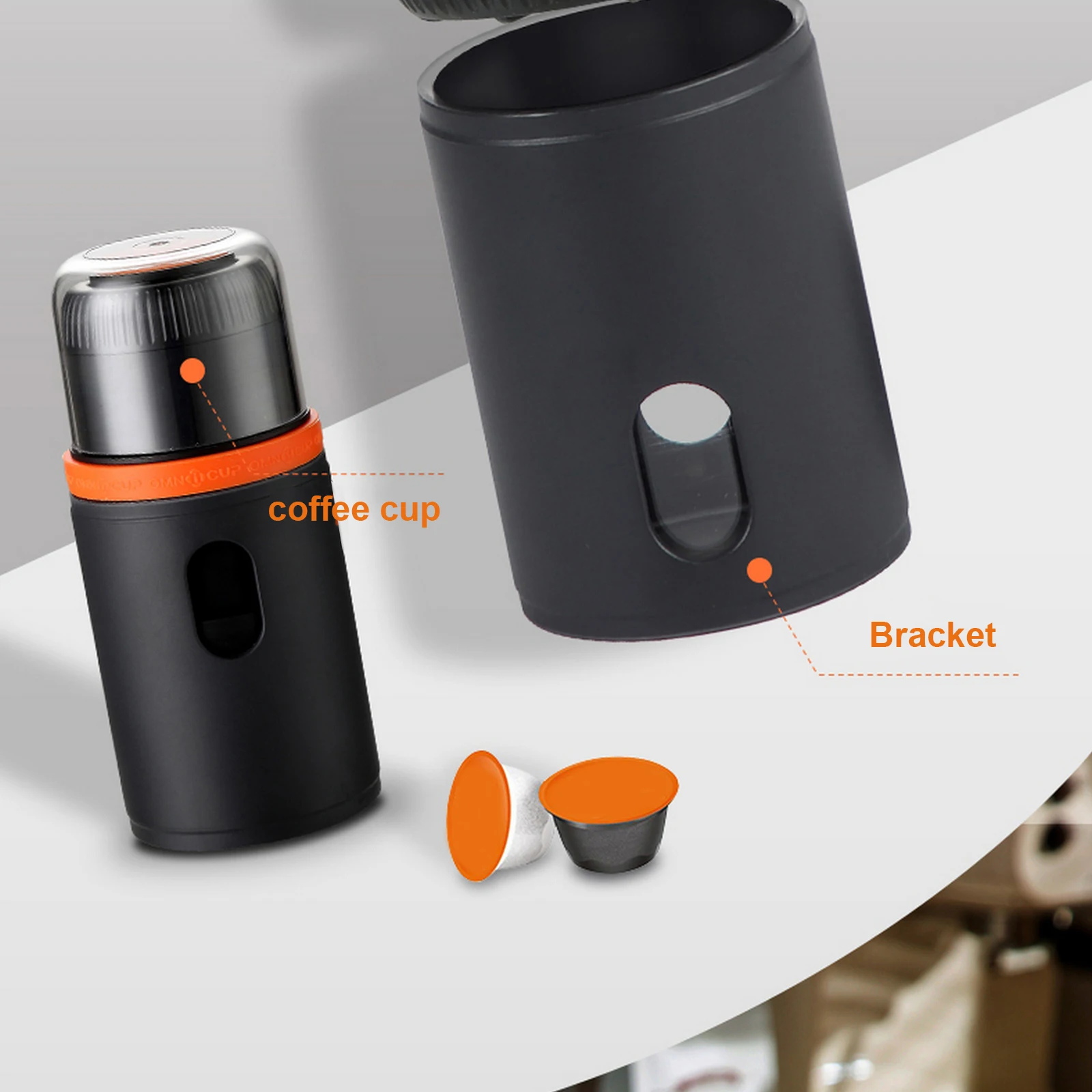 Портативная Кофеварка Es press o Ручной пресс ручная Капсульная кофемашина