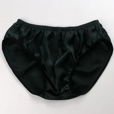 Dark green Mooren шелк тутового шелкопряда мужские шелковые трусики шелковые тригонометрические трусики средней талии дышащие для кожи - Цвет: Dark green