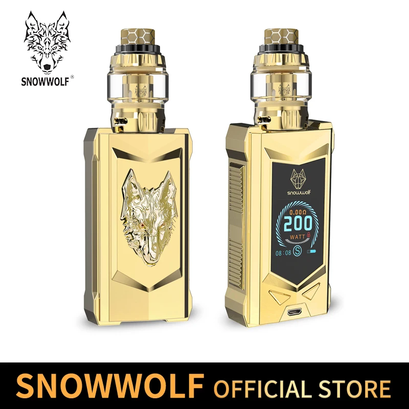 Vape kit E super power 200W Electronic cigarette kit sigelei Snowwolf mfeng kit