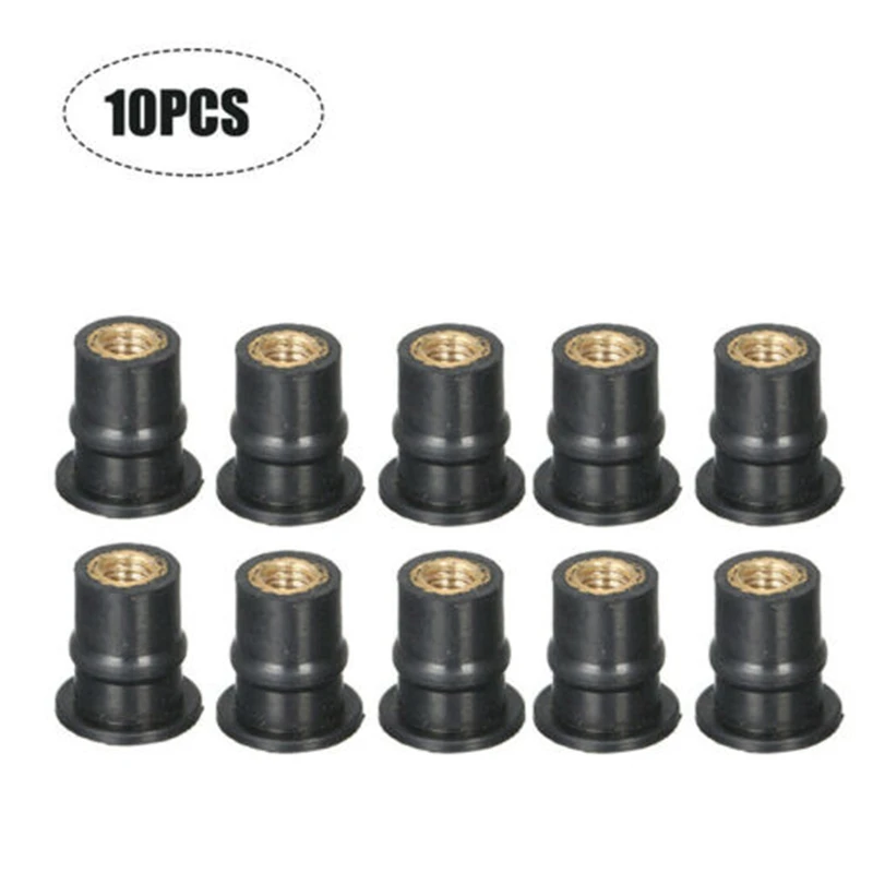 Универсальный 10 шт./компл. резиновые M5 болты велосипеда мотоцикла метрических
