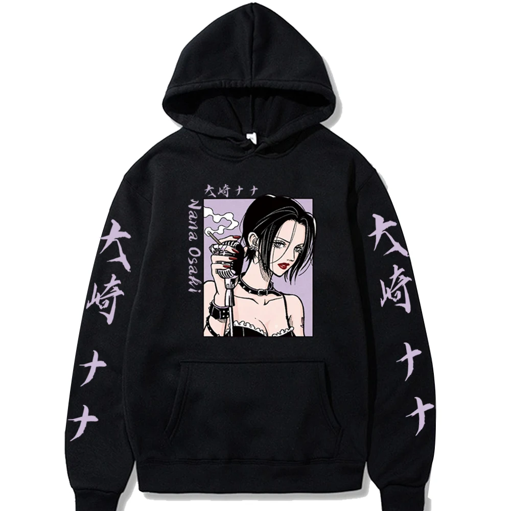 

Anime Nana Osaki Hoodied Long Sleeve Streetwear Harajuku Funny Sweatshirt