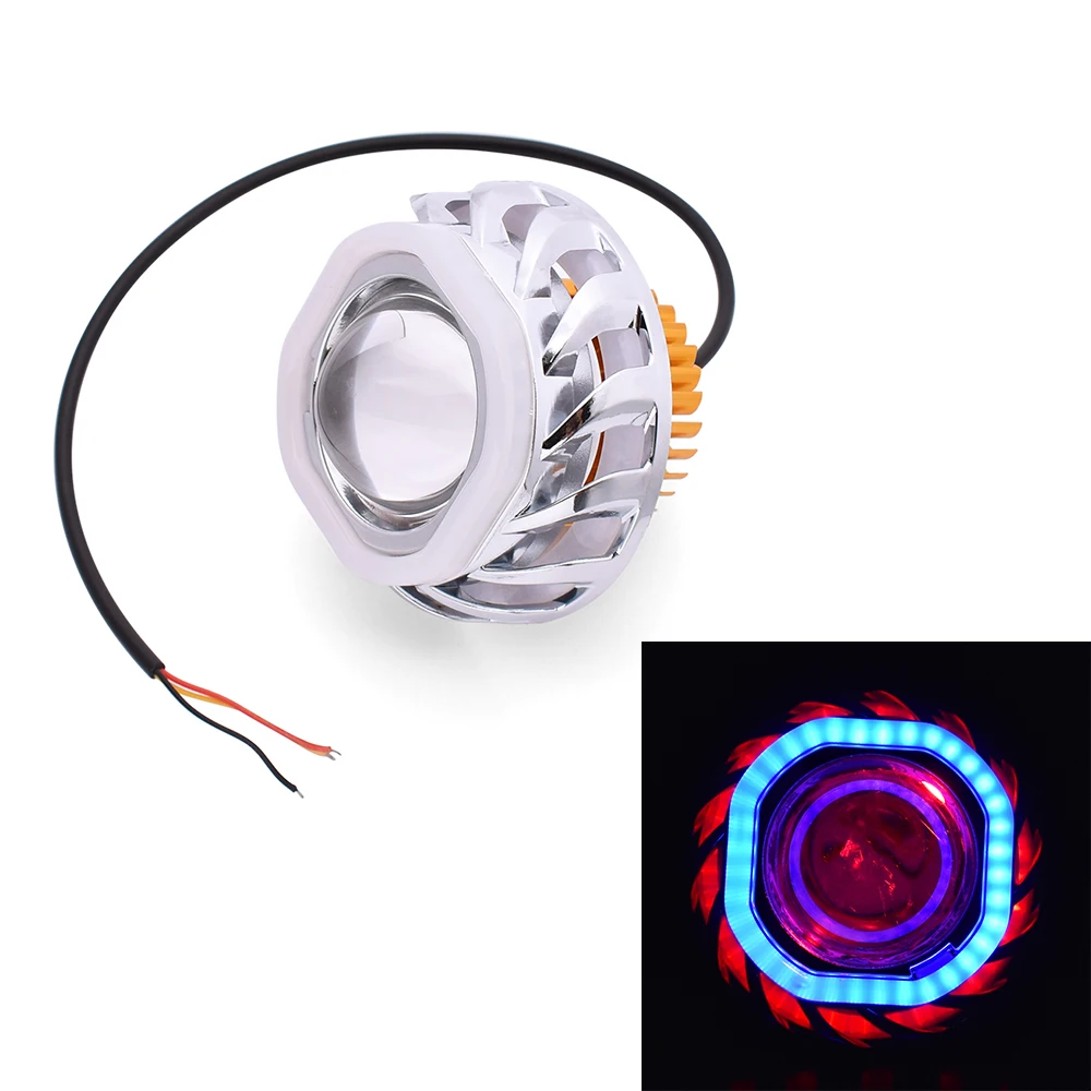 Светодиодный фонарь для мотоцикла Angel Eyes 34 Вт 2000LM Hi/Lo/Strobe Beam Lamp DUCATI Monster S2R 800 821 797 695