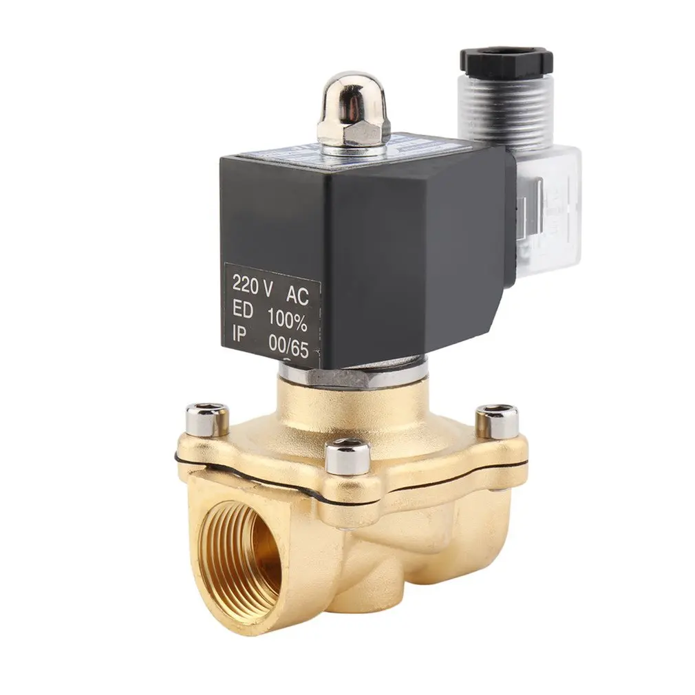 

Electric Solenoid Valve 3/4" , IP65 fully enclosed coil, Normally Closed Open Pneumatic For Water Oil Air 12V 24V 220V
